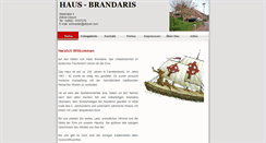 Desktop Screenshot of haus-brandaris.de